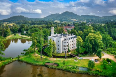 Castle in Karpniki near the Krzyzna Mountain in Lower Silesia, Poland