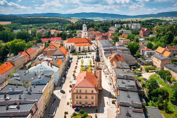 Beautiful Architecture Bolkow Town Historic Castle Lower Silesia Summer Poland — Stock Photo, Image