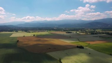 Panorama of the Giant Mountains on a sunny summer day. Poland