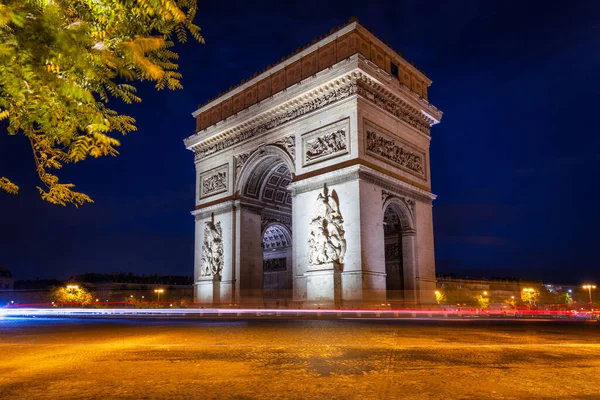 Arco Del Triunfo Centro Plaza Charles Gaulle París Francia — Foto de Stock