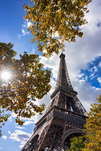 Eiffel Tower Autumn Season Paris France — Stock Photo, Image