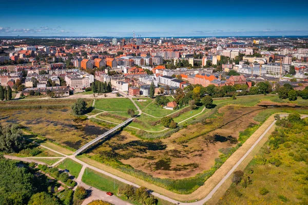 Yazın Gdansk Taki Main Town Kanalları Polonya — Stok fotoğraf