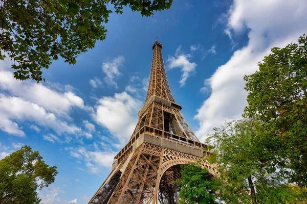 Eiffelturm Der Sommersaison Paris Frankreich — Stockfoto