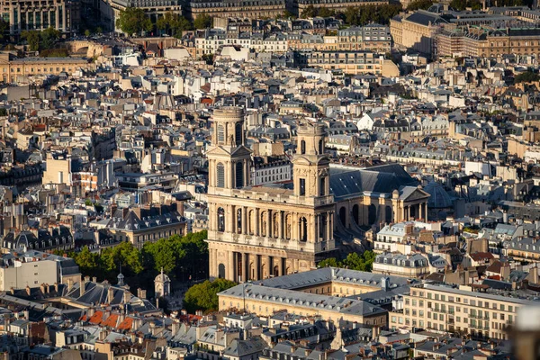 Beautiful Architecture Church Saint Sulpice Paris France — Stock Photo, Image