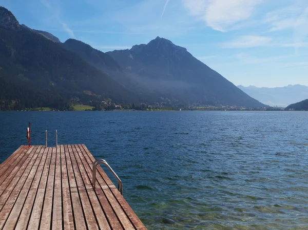 Achensee com Rofangebirge — Fotografia de Stock