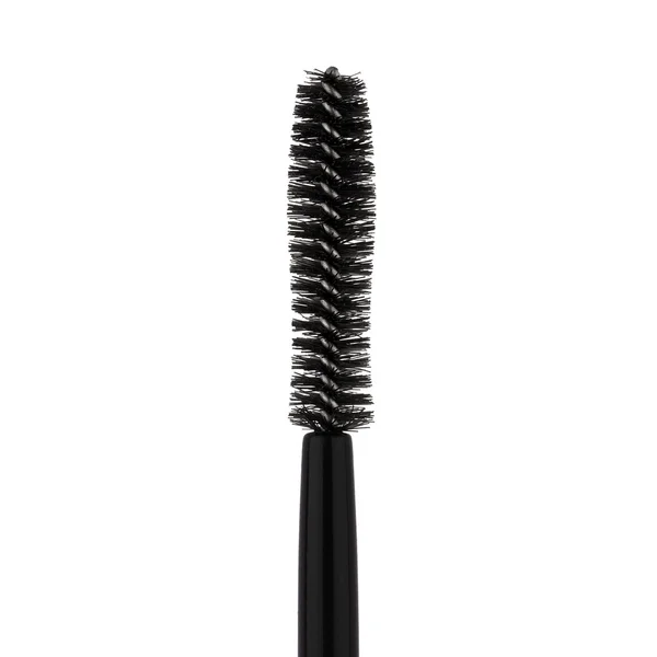 Brosse de mascara sur fond blanc — Photo