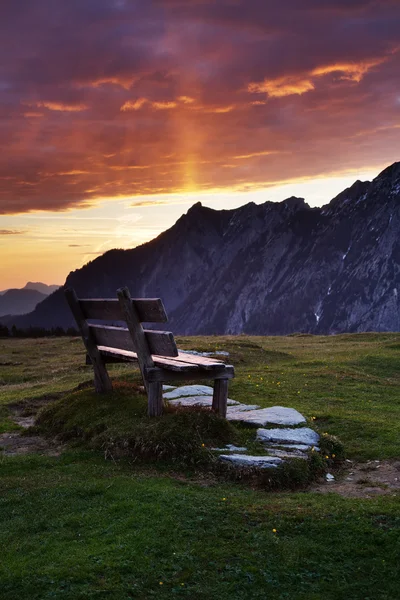 Romantisch uitzicht over de Oostenrijkse Alpen, salzburger land Oostenrijk — Stockfoto