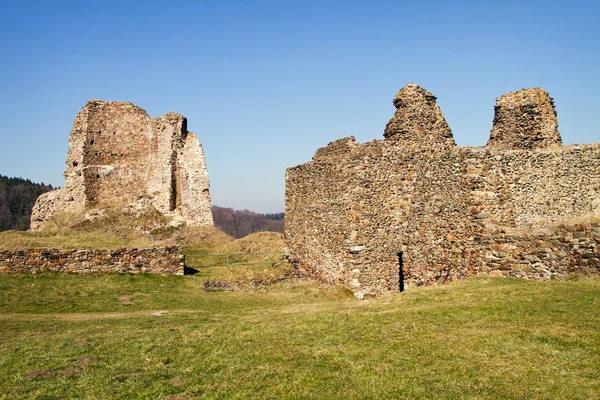 Rovine del Castello di Lichnice, Repubblica Ceca — Foto Stock