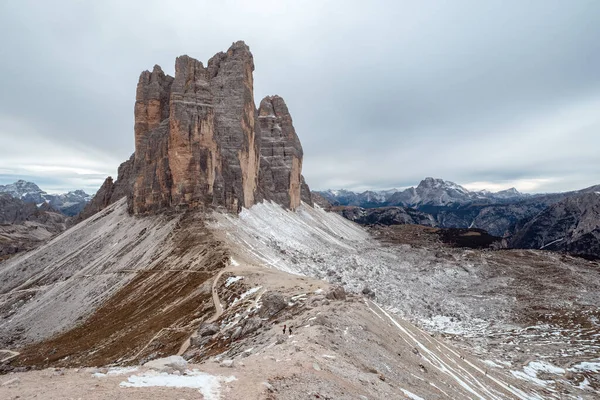 Gezicht Beroemde Toppen Van Tre Cime Het Nationaal Park Tre — Stockfoto