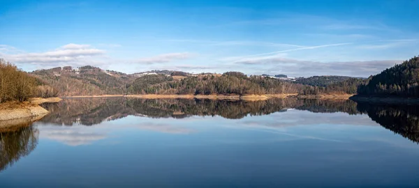 Water Dam Vir Reservoir Drinking Water Czech Republic — Stock Photo, Image