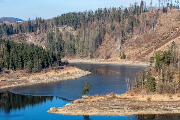 Water Dam Vir Reservoir Drinking Water Czech Republic — Stock Photo, Image