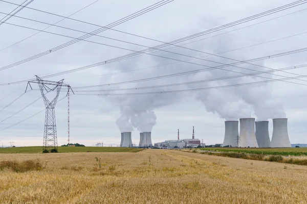 原子力発電所 Dukovany Vysocina Region Czech Republic — ストック写真