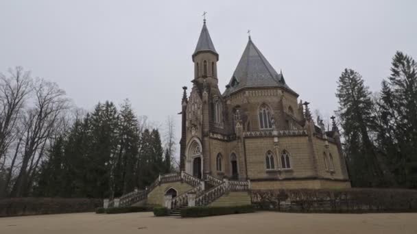 Schwarzenberg Tomb Town Trebon Czech Republic — Stock Video