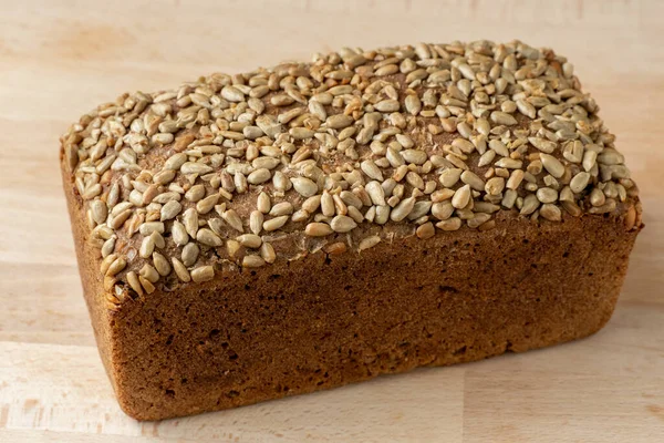 Bread Sunflower Seeds Delicious Healthy Home Made Wholegrain Bread — Stockfoto