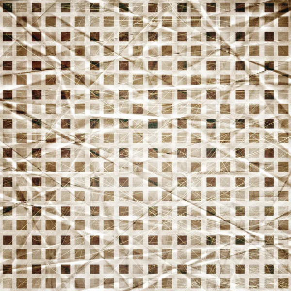 Абстрактний геометричний ретро безшовний коричневий і бежевий фон — стокове фото