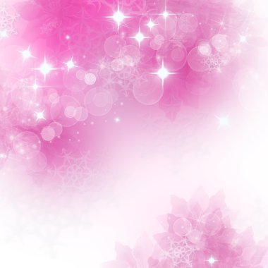 Noel arka plan kar taneleri ile light