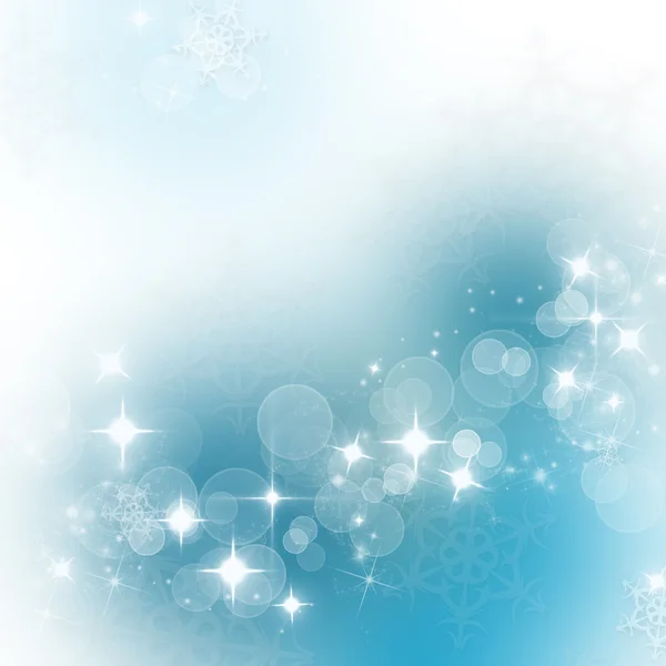 Light abstract Christmas background with snowflakes — Stock Photo, Image