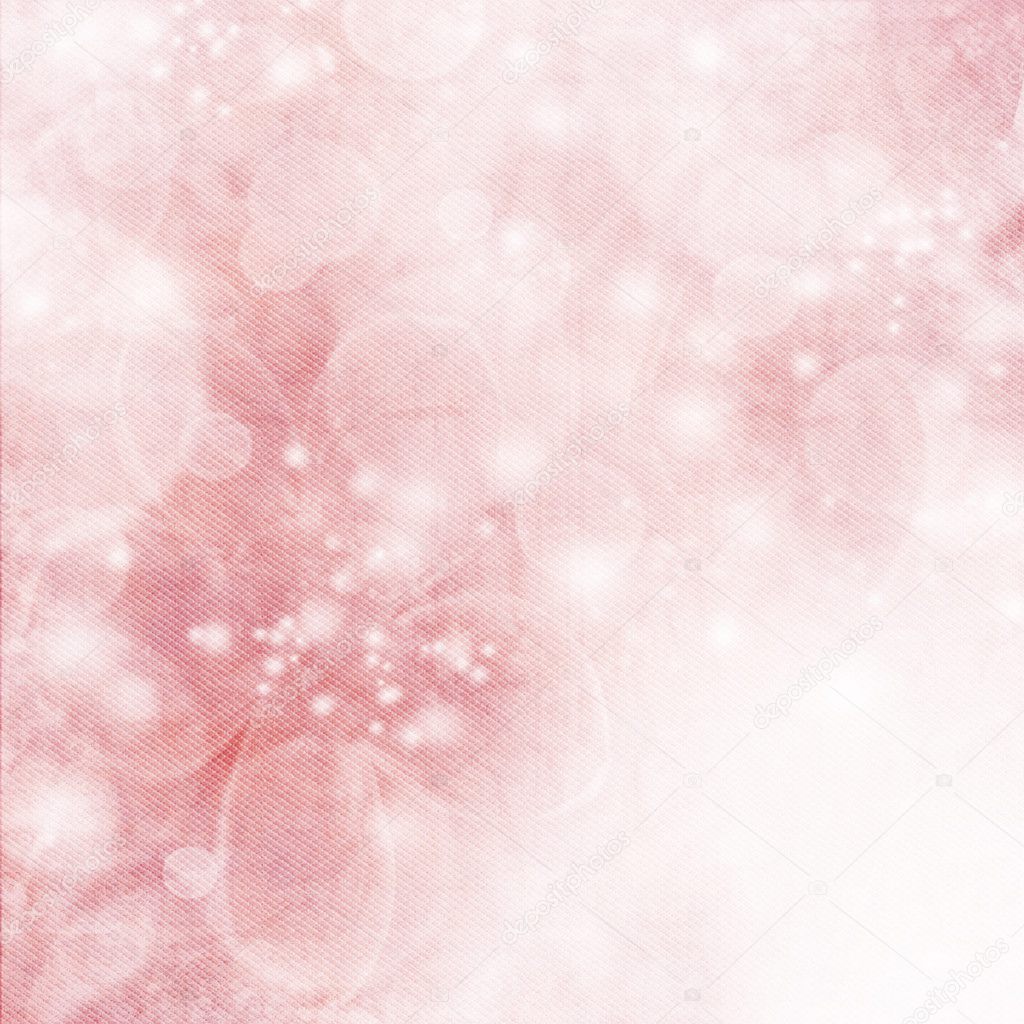 Textile texture with pink, soft spring blossoms and bokeh