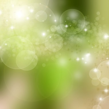 yeşil bokeh soyut ışık arkaplanı