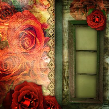 romantik retro arka plan