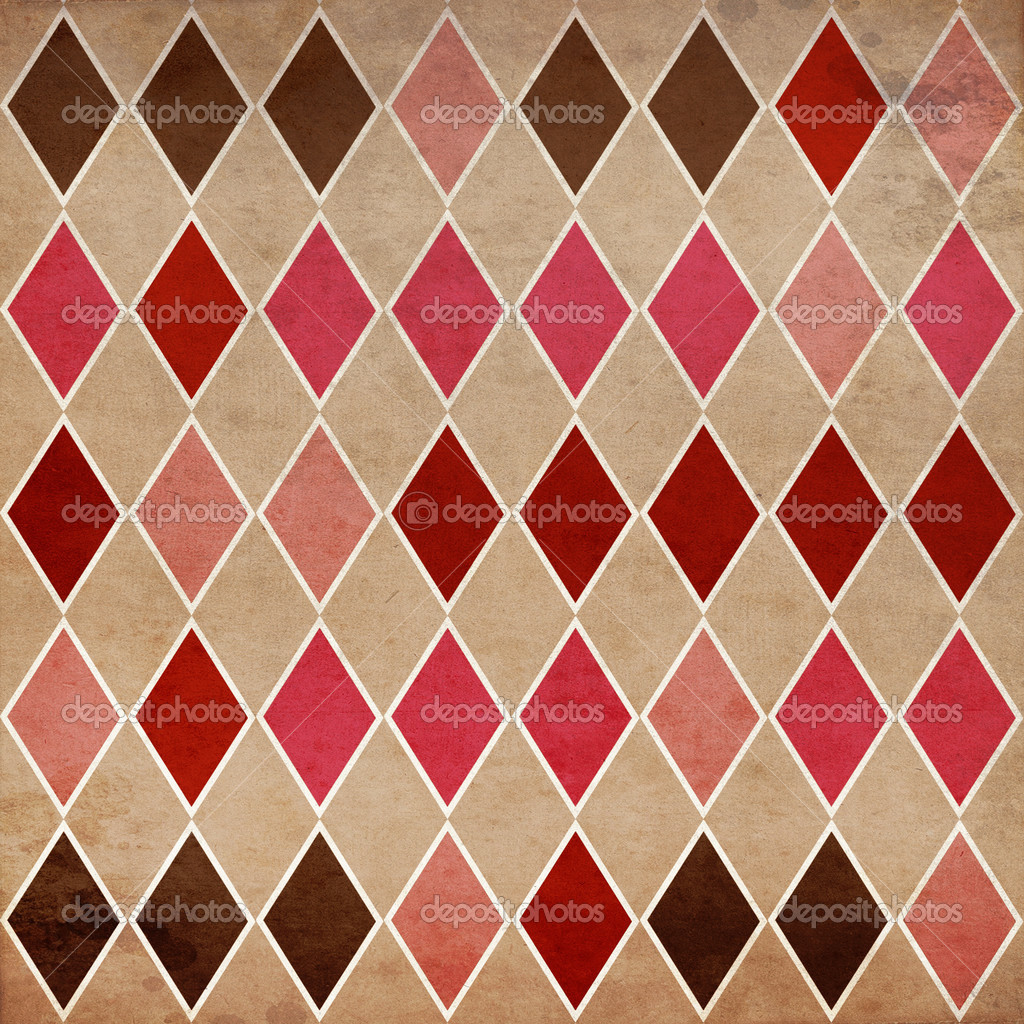 Seamless retro harlequin background — Stock Photo © o_april 24941879