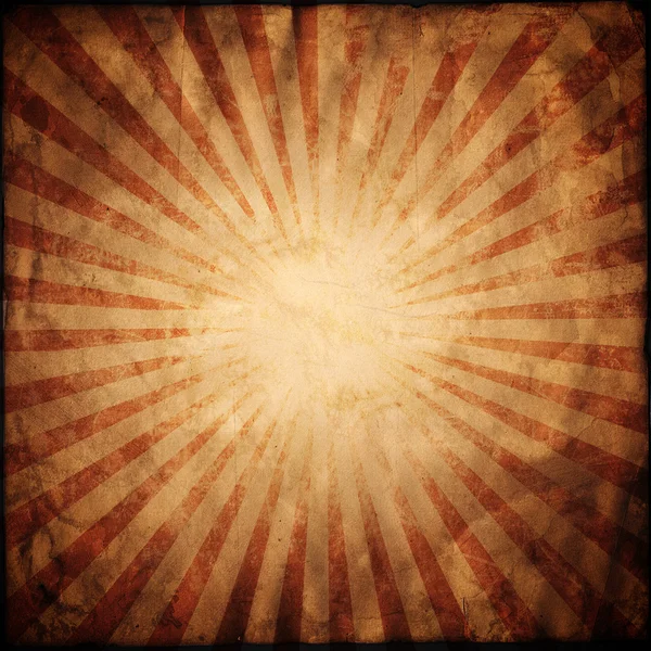 Fondo de textura Grunge rojo con Sunburst — Foto de Stock