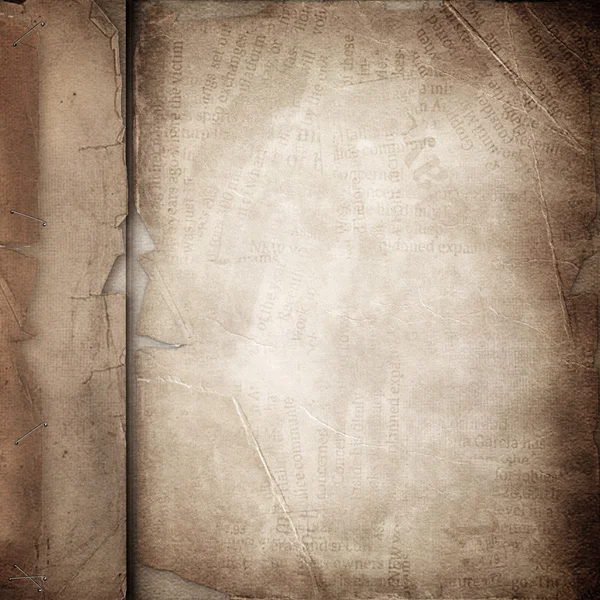 Eski kitap veya albüm boş kapak — Stok fotoğraf