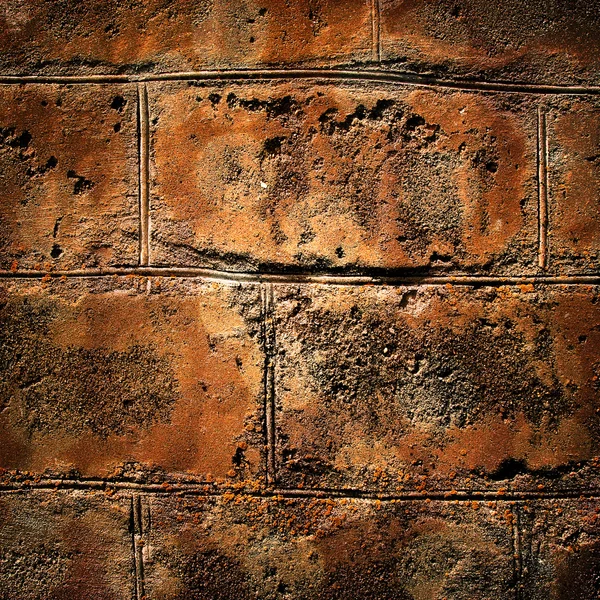 Bricked textured wall background — Stock Photo, Image