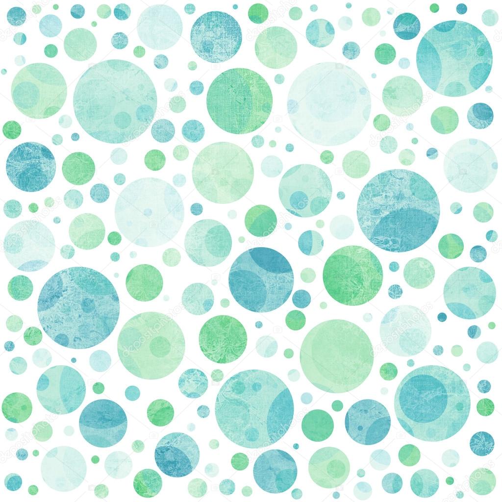 Seamless abstract  pattern with color bubbles