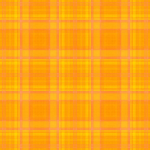 黄色のオレンジ色の格子縞 — ストック写真