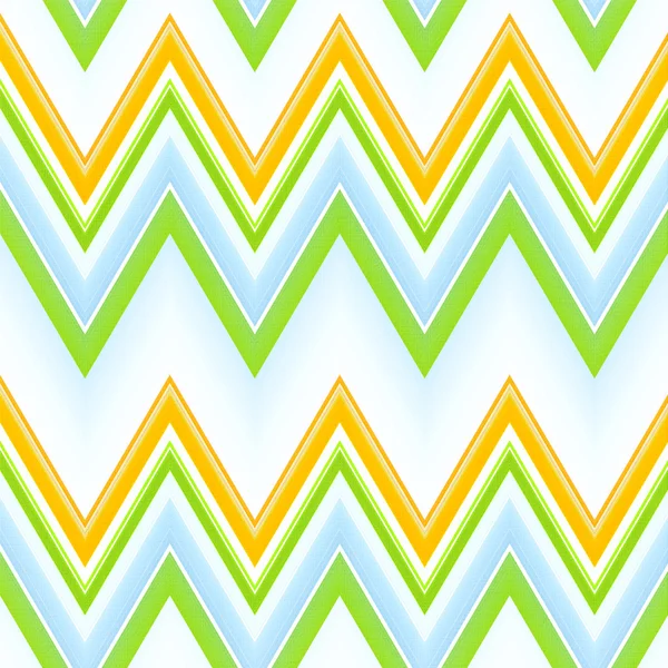 Green, yellow and blue zizgzag seamless pattern — Stock Photo, Image