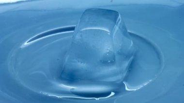 Ice cube erime timelapse