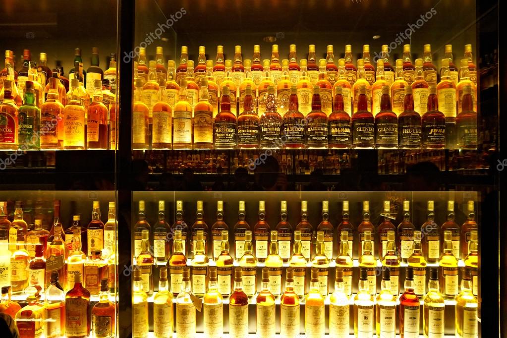 The largest Scotch Whisky collection in the world Stock Editorial