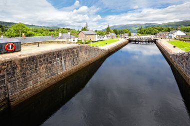 Caledonian canal, fort augustus, İskoçya