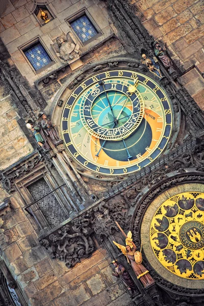 Astronomical clock in Prague, Czech Republic — Stock Photo, Image
