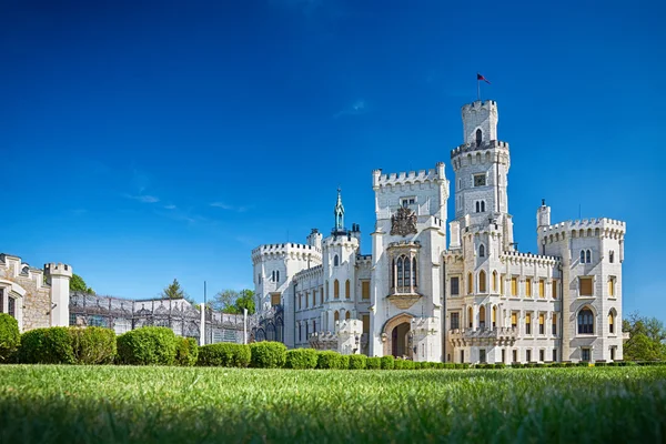 Boheemse kasteel hluboka nad vltavou — Stockfoto