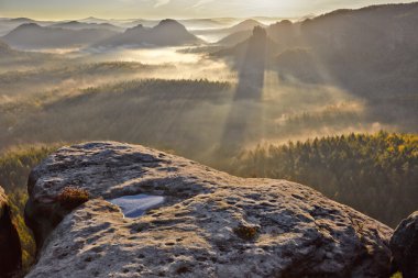 Sunrise kleiner winterberg, bohem İsviçre gelen