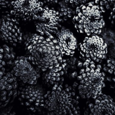 siyah-beyaz koni arka plan