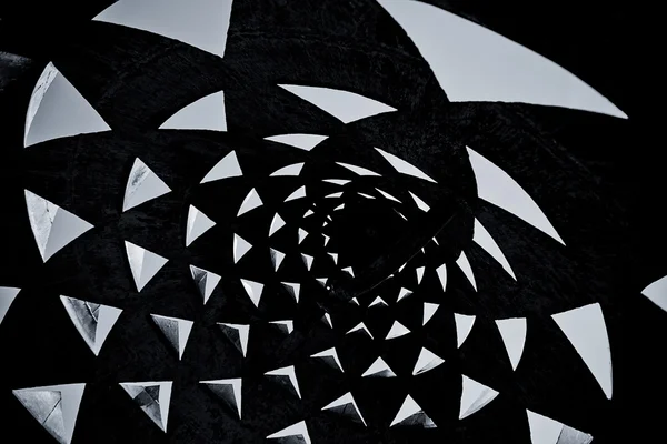 Sfondo geometrico in bianco e nero — Foto Stock