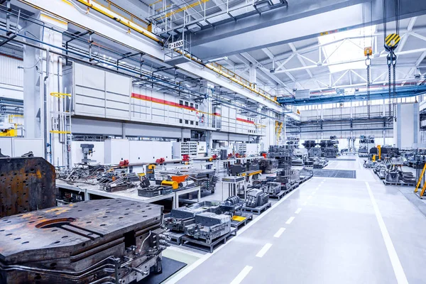 Lignes Emboutissage Dans Une Usine Automobile — Photo