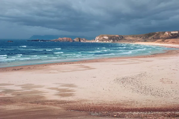 Vista Sobre White Park Bay Perto Ballycastle County Antrim Longo — Fotografia de Stock