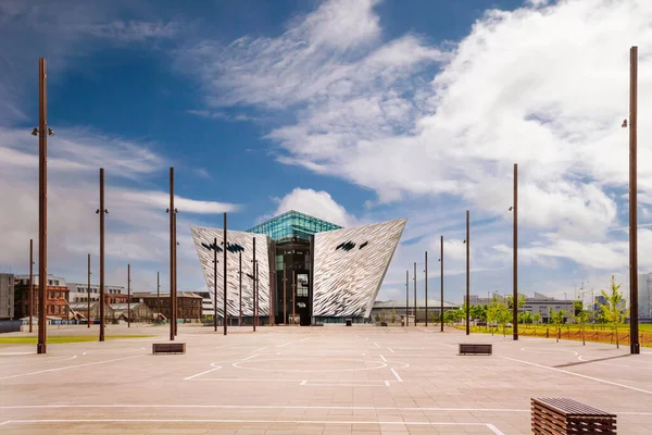 Belfast Northern Ireland June 2017 Titanic Belfast Museum Touristic Attraction — Stock Photo, Image