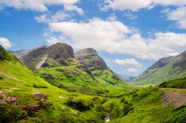 The Three Sisters of Glencoe in Scotland, UK