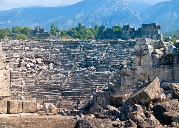 Стародавній амфітеатр — стокове фото