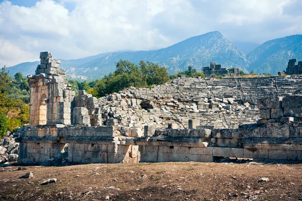 在 Tlos 的古代圆形剧场 / 土耳其 — 图库照片