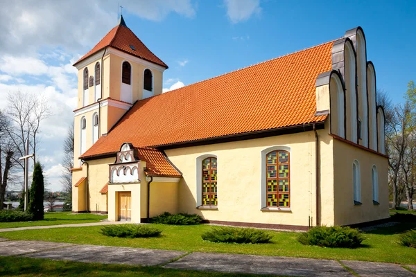 Egyház a Saint Andrew Bobola Rydzewo — Stock Fotó