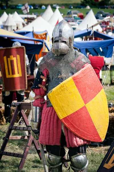 Lithuanian knight at Battle of Grunwald festival — Stock Photo, Image