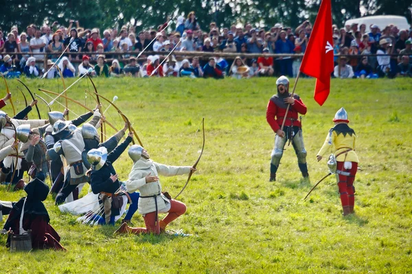 Battle of Grunwaldfestival - Medieval Archers — Stock Photo, Image