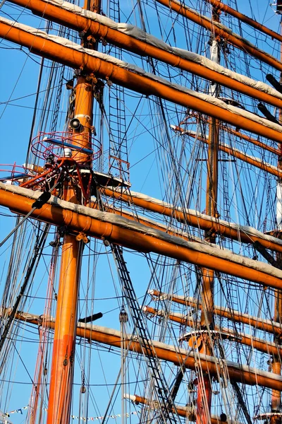 Tall ship rigging — Stockfoto