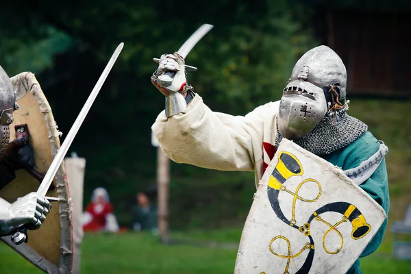 Duel in the medieval times — Stock Photo, Image